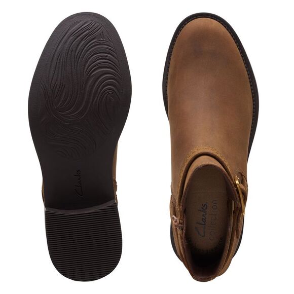 Clarks Womens Maye Strap Brown Boots (NWT) - Picture 6 of 6